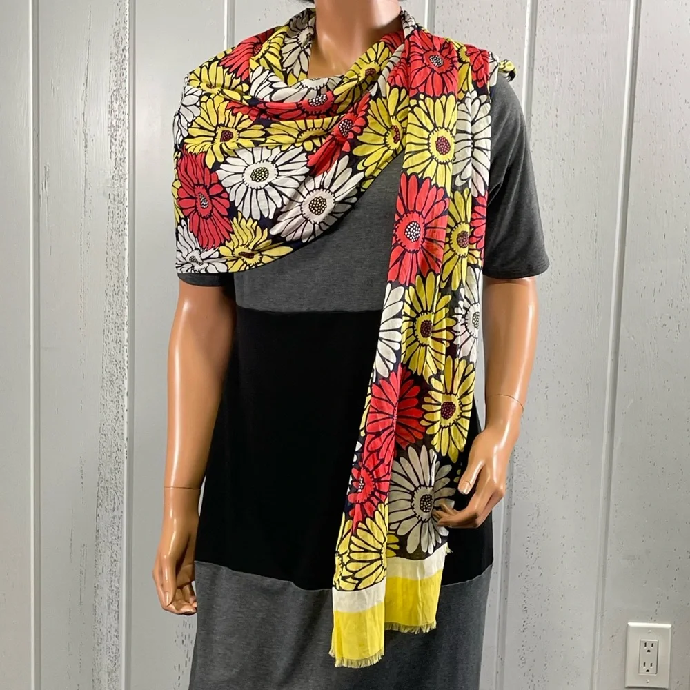Talbots Women's Floral Oblong Scarf